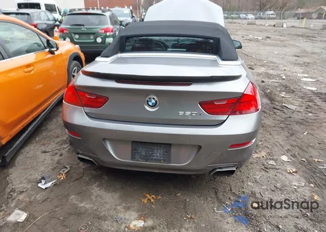 2012 BMW 650I z USA, uszkodzony, nr VIN WBALZ3C5XCDL72676